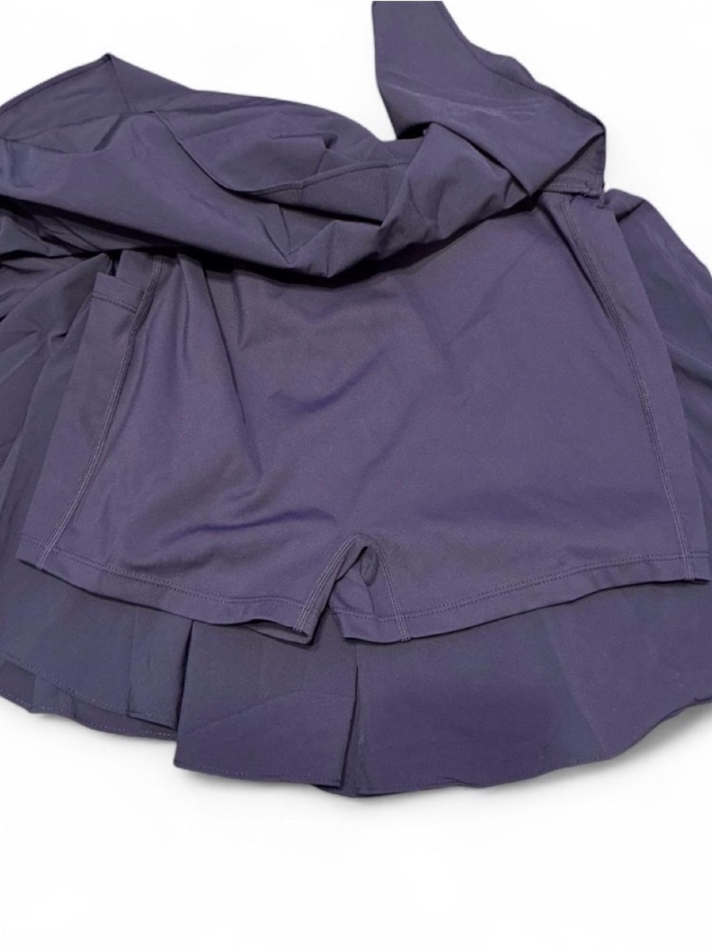 Halara Breezeful Navy Tie-Waist Flared Skirt - Picture 3 of 4